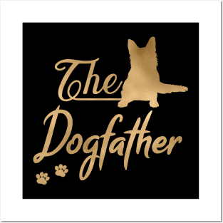 German Shepherd Dogfather Posters and Art